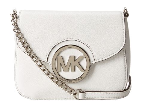 michael kors crossbody mk white|Michael Kors white small crossbody.